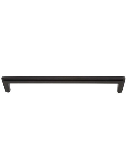 Lexa Cabinet Pull - 7 1/2 inch Center-to-Center in Black Nickel.